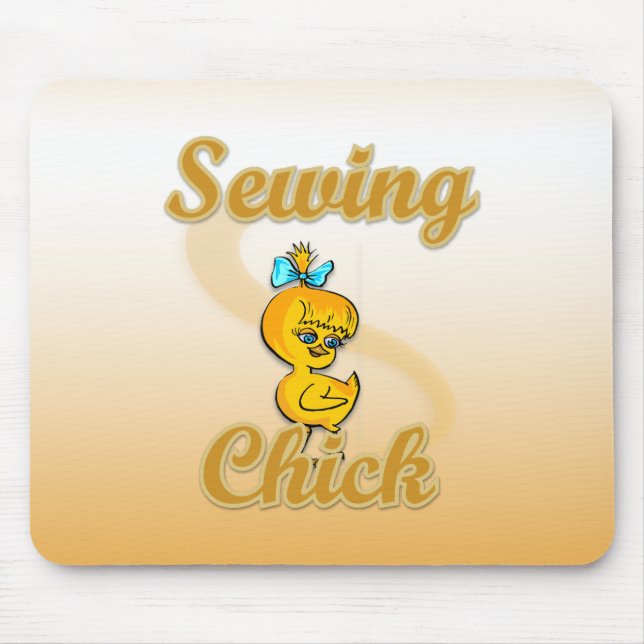 Tapis De Souris Sewing Chick (Devant)
