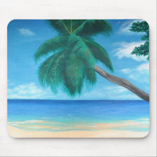 Tapis De Souris "Seychelles" - Tropical Island Ocean Art Mouse Pad
