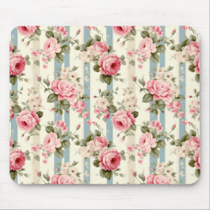 Tapis De Souris Shabby Chic Roses Vintages