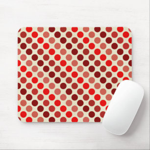 Tapis De Souris Shades of Red Pois par Shirley Taylor