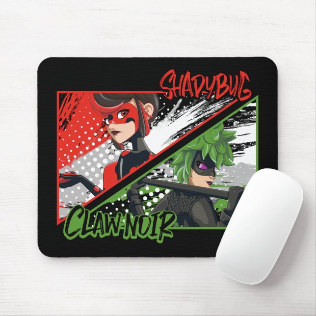 Tapis De Souris Shadybug et Noir glacé (Avec souris)