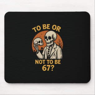 Tapis De Souris Shakespeare 67 Mème Drôle Squelette Nerd Halloween