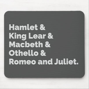 Tapis De Souris Shakespeare Joue I