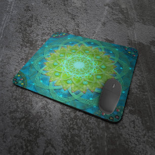 Tapis De Souris Shambala Tantric Nymphaea mandala art