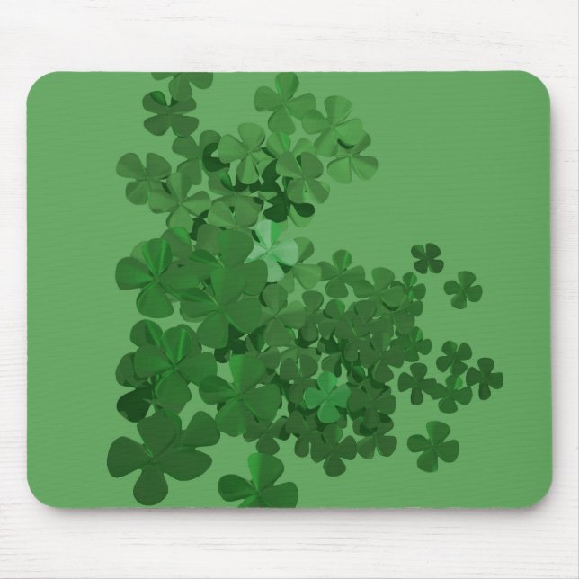 Tapis De Souris Shamrock de la Saint-Patrick (Devant)