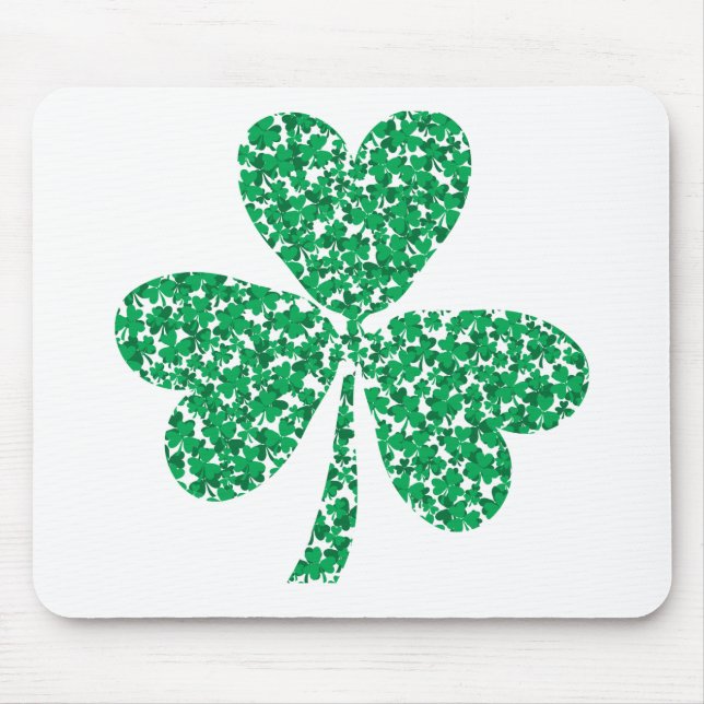Tapis De Souris Shamrock en petits shamrock (Devant)