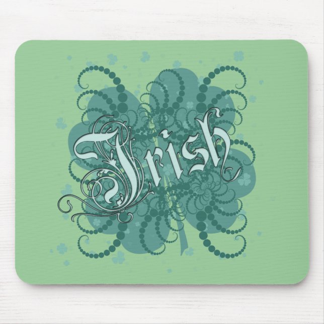 Tapis De Souris Shamrock irlandais (Devant)
