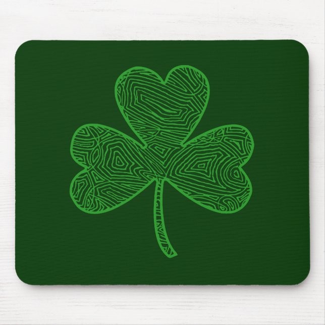 Tapis De Souris Shamrock Mousepad (Devant)