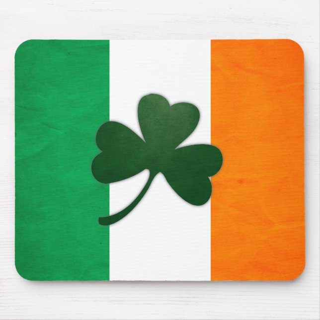 Tapis De Souris Shamrock Mousepad de l'Irlande (Devant)