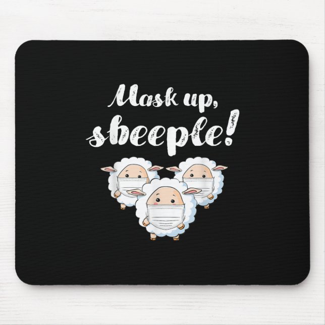 Tapis De Souris Sheep in mask | Animal Lovers (Devant)