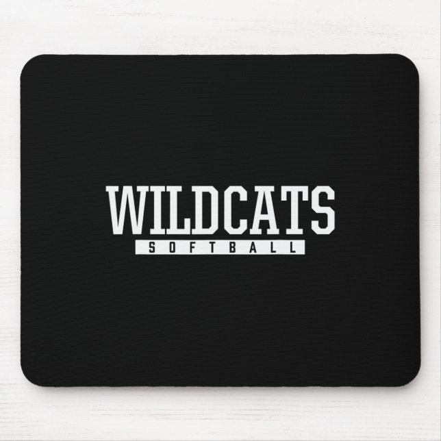 Tapis De Souris Shelby County Wildcats Softll Lycée  (Devant)