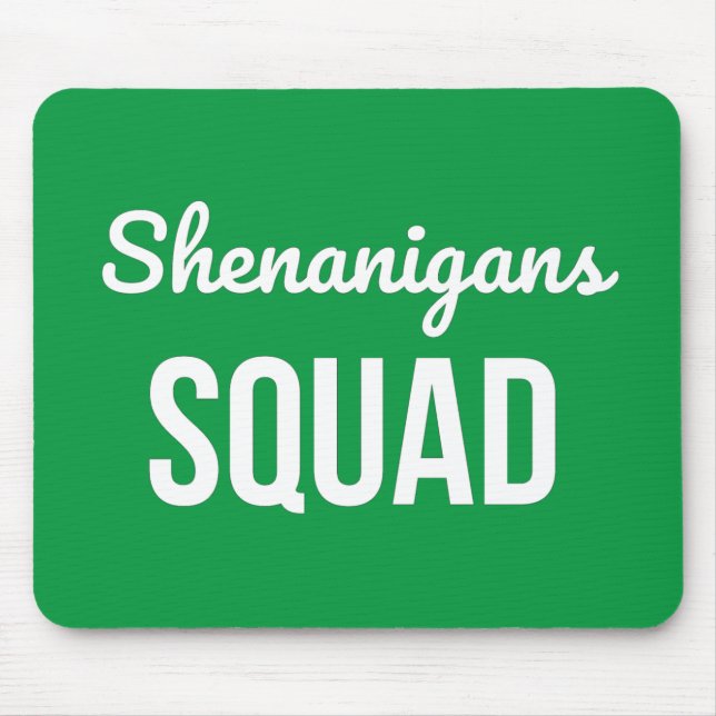 Tapis De Souris Shenanigans Squad St Patrick's Day (Devant)