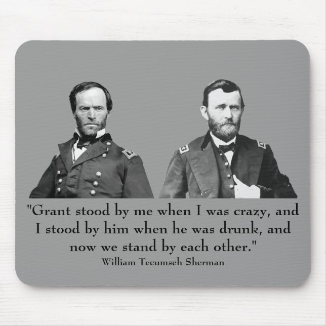 Tapis De Souris Sherman et Grant (Devant)