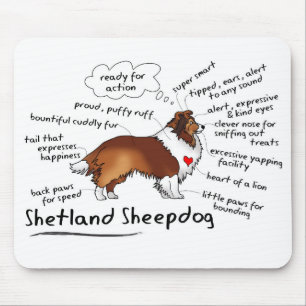 Tapis De Souris Shetland Sheepdog mousepad