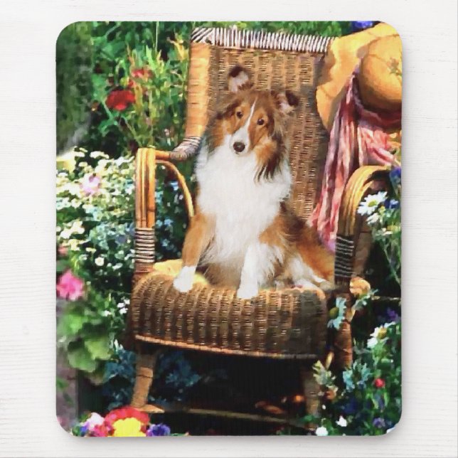 Tapis De Souris Shetland Sheepdog Sheltie Art Cadeaux (Devant)