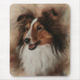 Tapis De Souris Shetland Sheepdog Sheltie smiling