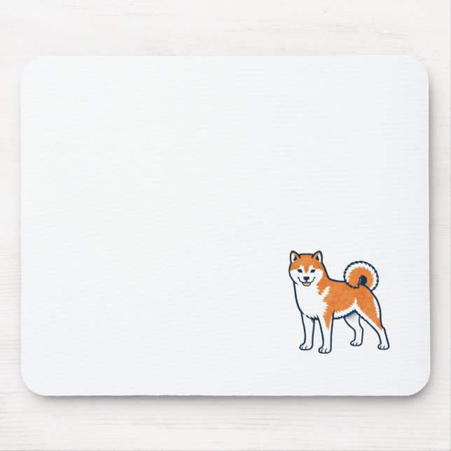 Tapis De Souris Shiba Inu ー Standing (Devant)