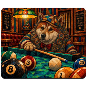 Tapis De Souris Shiba Inu, Mosaïque Géométrique