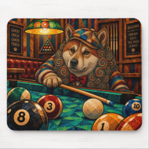 Tapis De Souris Shiba Inu, Mosaïque Géométrique