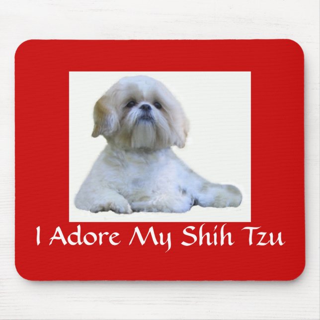 Tapis De Souris Shih Tzu j'adore Mousepad (Devant)