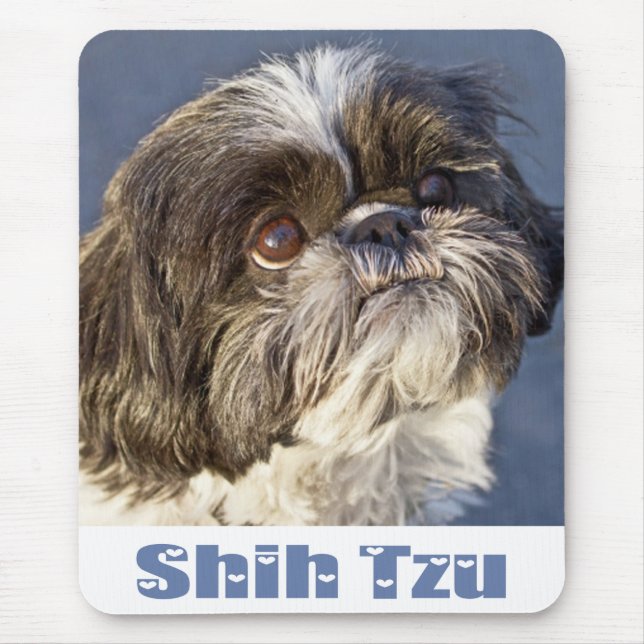Tapis De Souris Shihtzu, le chiite chiite et le chiot (Devant)