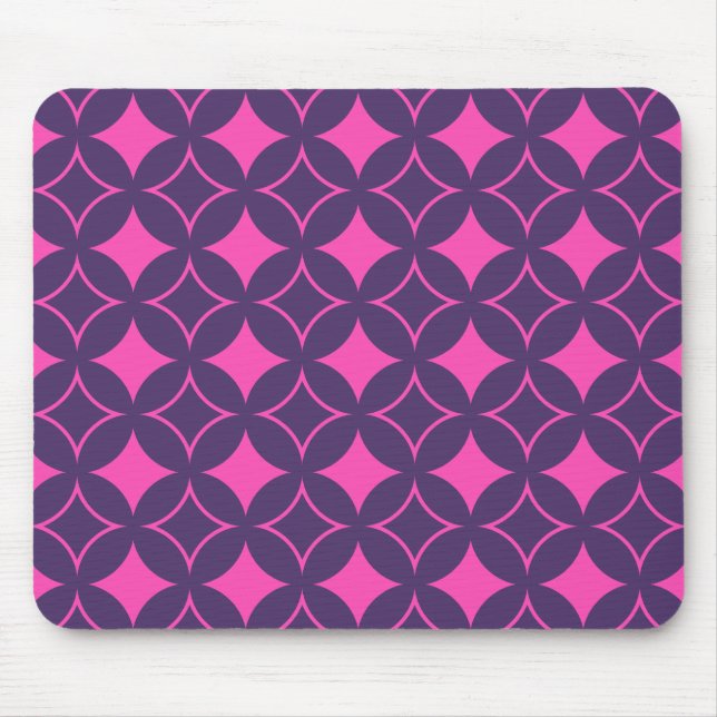 Tapis De Souris shippo rose et violet (Devant)