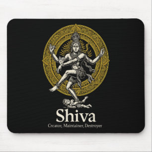 Tapis De Souris Shiva Créateur Préservateur Destructeur Nataraja H