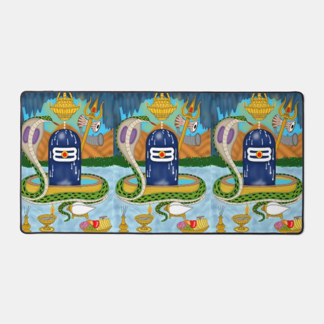 Tapis de souris Shivlingam élégant pour des vibrat (Recto)