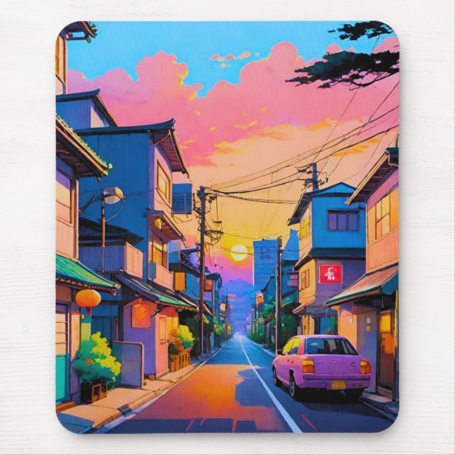 Tapis De Souris "Shizuka no Michi" (Rue Tranquille) (Devant)