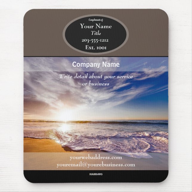 Tapis De Souris Shore Mousepad promotionnel - HAMbyWG (Devant)