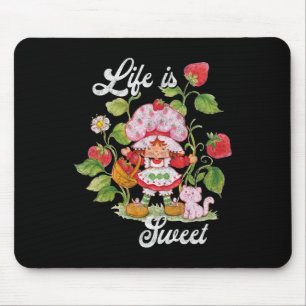 Tapis De Souris Shortcake Life Est Sweet Vintage Berry Garden