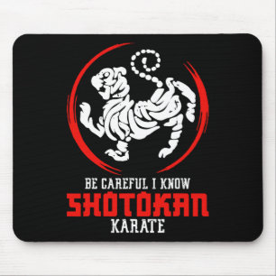 Tapis De Souris Shotokan Symbole entraînement Soyez prudent instru