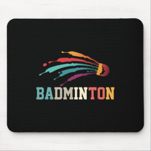 Tapis De Souris Shutter Badminton Player Sports Racket Coach Team