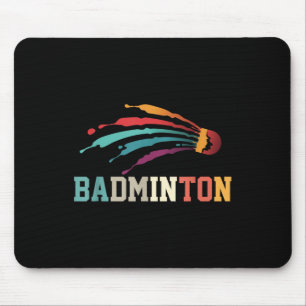 Tapis De Souris Shutter Badminton Player Sports Racket Coach Team