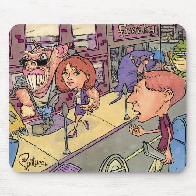 Tapis De Souris Si bizarre (Devant)