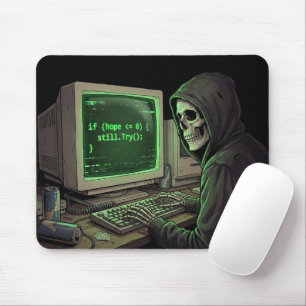 Tapis De Souris Si Espoir <= 0 Essayer Encore Cyberpunk Codage J