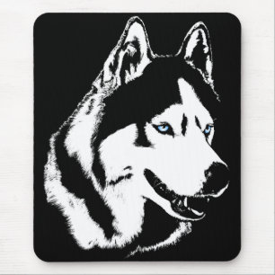 Tapis De Souris Sibérie Husky Mousepad Cadeaux Malamute Chiens De 