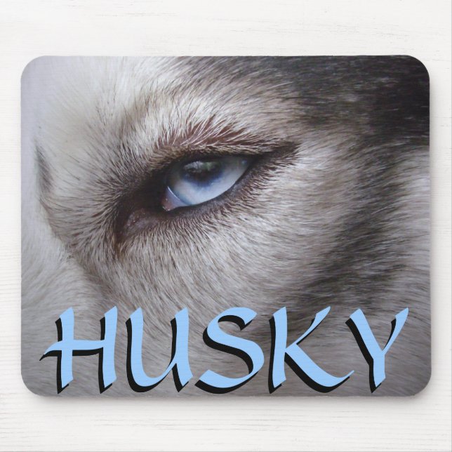 Tapis De Souris Sibérie Husky Mousepad Cadeaux Malamute Chiens De  (Devant)