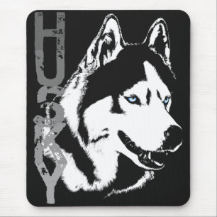 Tapis De Souris Sibérie Husky Mousepad Cadeaux Malamute Wolf Chien