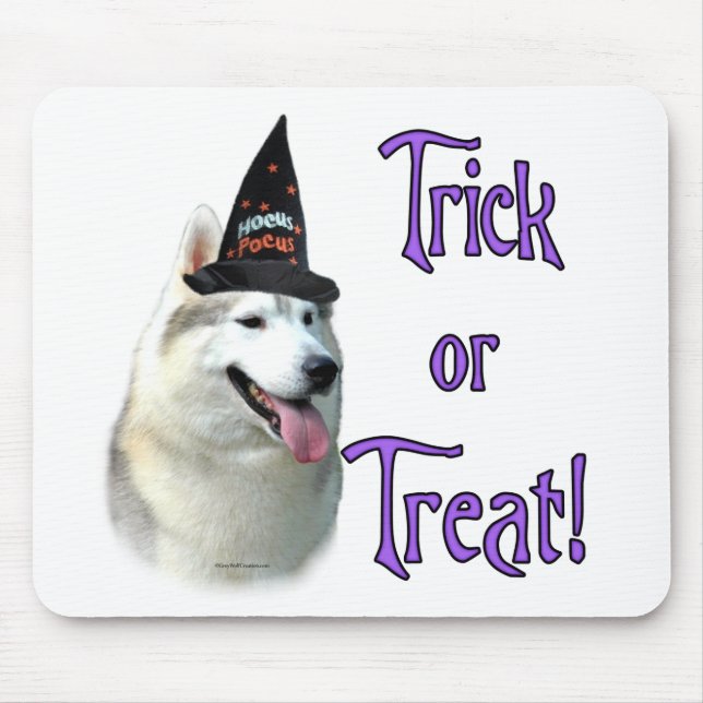 Tapis De Souris Sibérien Husky Trick Mousepad (Devant)