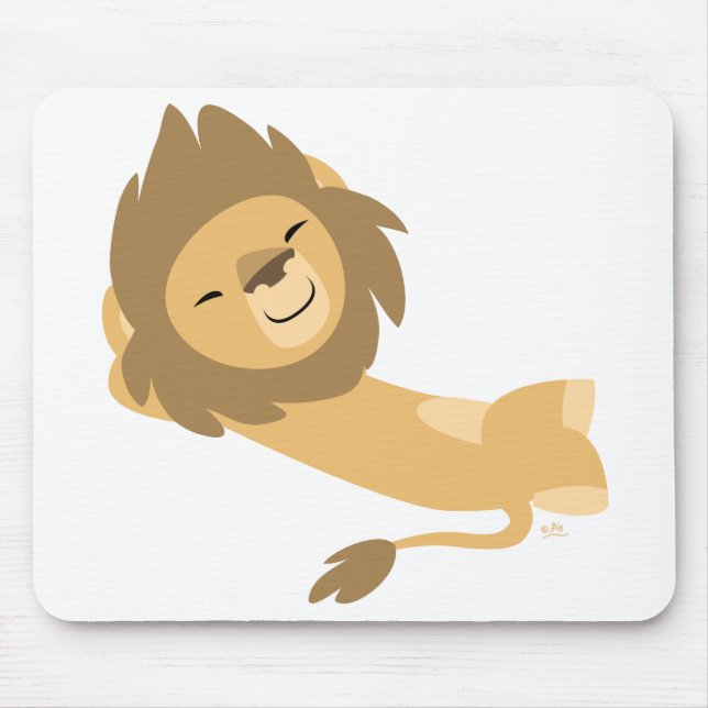 Tapis De Souris Siesta Cartoon Lion mousepad (Devant)