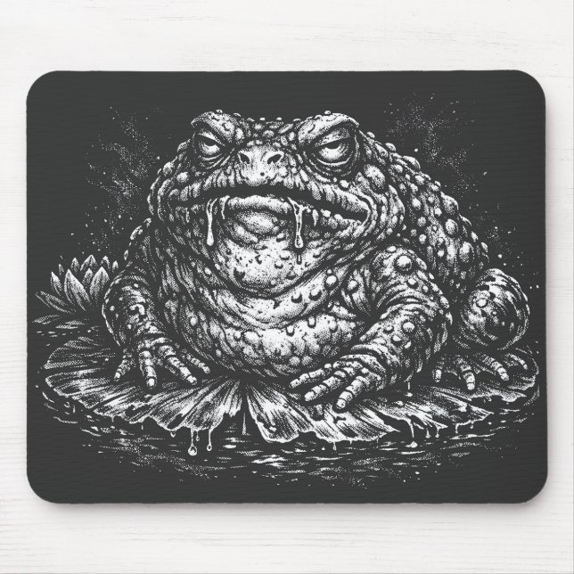 Tapis De Souris Sigil du Crapaud Hanté par BurnsInHell (Devant)