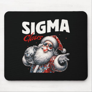 Tapis De Souris Sigma Claus Cool Père Noël Funny Noël Noël Noël Mè