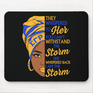 Tapis De Souris Sigma Gamma Rho Sororité Noire Histoire Mois Femme