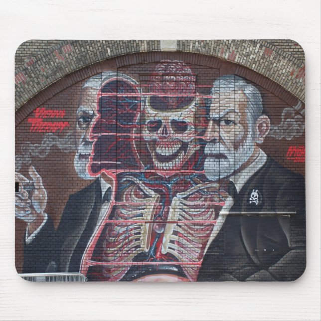Tapis De Souris Sigmund Freud Street Art (Devant)