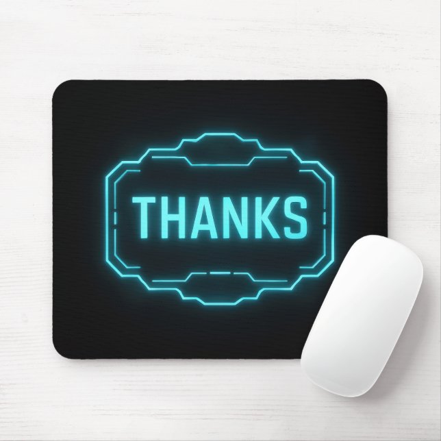Tapis De Souris Signal Gratuit Neon (Avec souris)