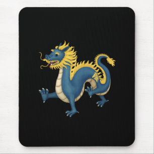 Tapis De Souris SIGNE D'Astrologie Zodiaque Chinois Noir
