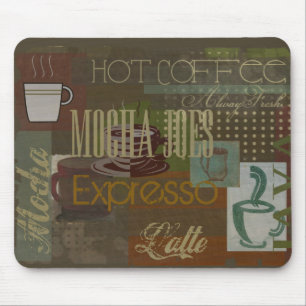 Tapis De Souris Signe de café de Joes de moka