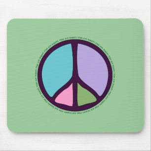 Tapis De Souris Signe de paix Mousepad