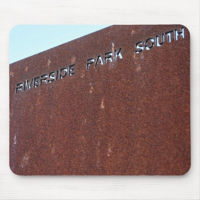 Tapis De Souris SIGNE DE ROUTE DU RIVERSAIRE SUD New York City NYC (Devant)